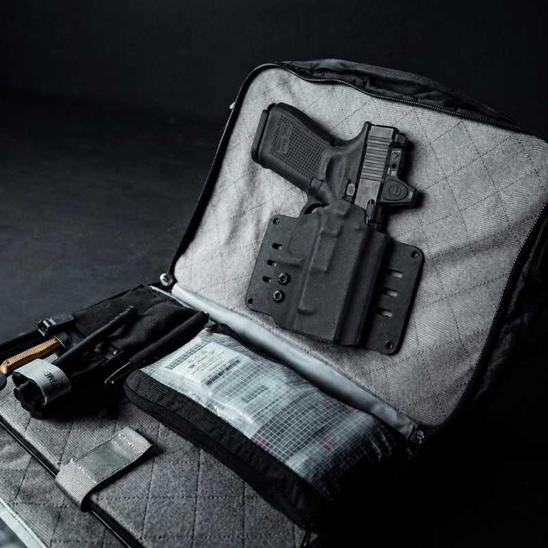 DEERCO Tactical molle Hook and Loop Panel Organizers Insert Backpack