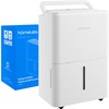 hOmeLabs 1,000 Sq. Ft Portable Wi-Fi Dehumidifier – 8 Pint, Ultra Quiet & Compact for Home, Bedroom, Bathroom & Office – Smart Humidity Control with Drain Hose Included
