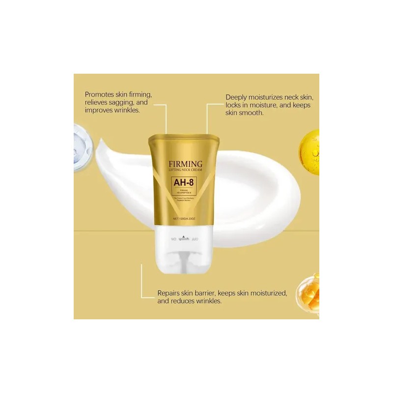 2pc Cuello Reafirmante Antiarrugas Roller Crema Hidratante Algodón