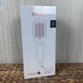 ikoo NEW ikoo E-Styler Jet Hair Straightening Brush in Beluga Black - Sealed