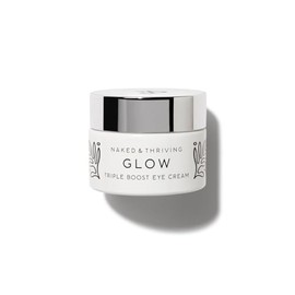 Naked & Thriving Glow Triple Boost Eye Cream | Hyaluronic Acid & Squalane | Hydrate, Moisturize & Nourish | Vegan, & Naturally-Derived | Highly-Concen
