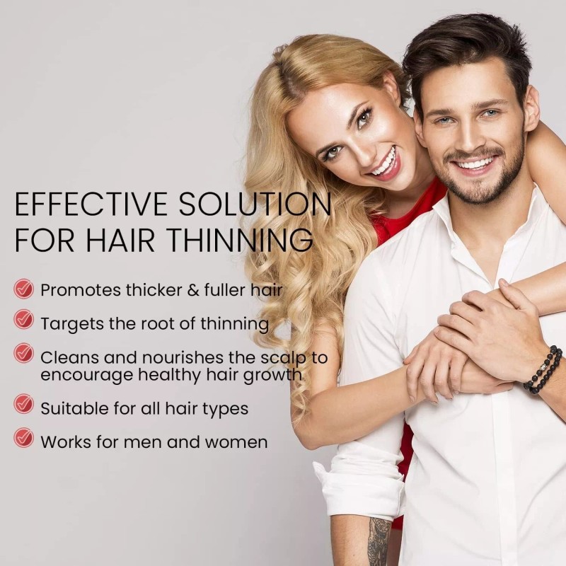 Tomum Thickening Shampoo Infused with Biotin, Caffeine, Saw Palmetto 13.5