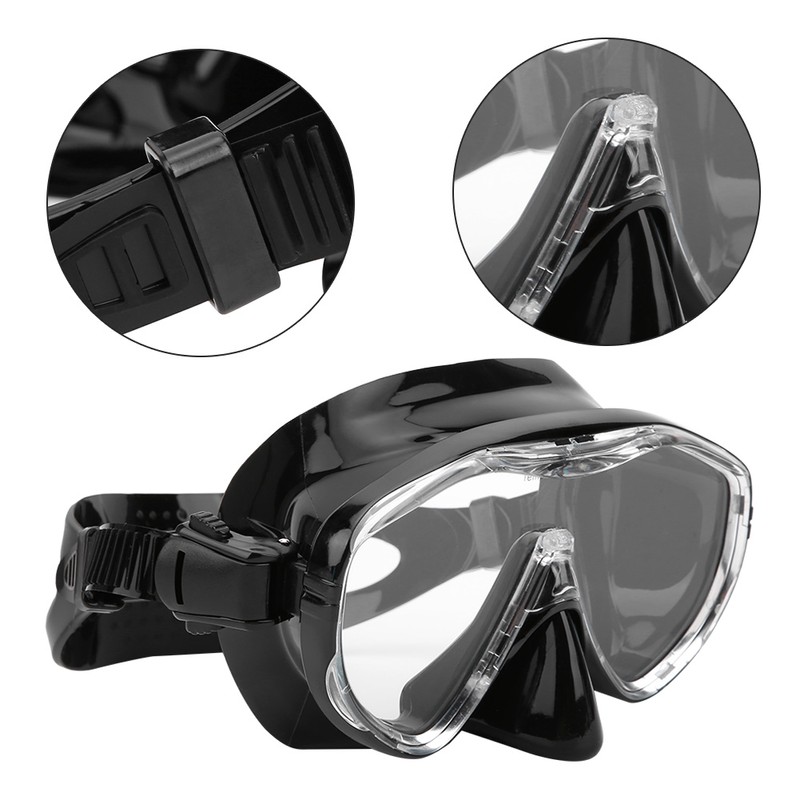 Adult Diving Goggles Face Shield Glasses Silicone Professional Snorkeling EquipmentsMK‑101