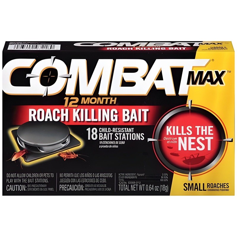 Combat Max 12 Month Roach Killing Bait Small Roach Bait