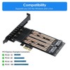 M.2 SATA SSD NGFF to PCIE Adapter Up to 6Gbps