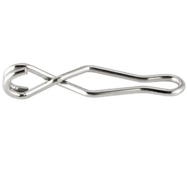 Dr.Fish - 20 clips de velocidad de pesca de acero inoxidable de alta resistencia de cambio rápido para agua salada, 20PCs Size L Clip