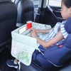 Kids Travel Tray Cartoon Pattern Waterproof Multifunctional Car Seat Lap
