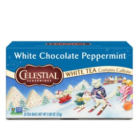 Celestial Seasonings White Chocolate Peppermint White Tea Bags 20 tea bags