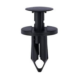 100 pcs Under Push-Type Retainer Black Nylon Head Diameter 20Mm Stem Length 20Mm Fits into 8Mm Hole Replaces G.m 21030249 F.o.r.d N807389S C.hry.sl.er 6503598 A.ud.i V.w 8E0825267