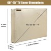Unbranded 30-65 inch Outdoor TV Cover Weatherproof Protector LCD LED