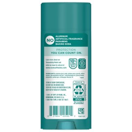 Tom’s of Maine Unscented Aluminum Free Natural Deodorant For Women & Men | Goes on Clear | Odor & Wetness Protection | Naturally Derived and Moisture-Locking Ingredients | 3.25 oz (2 Pack)