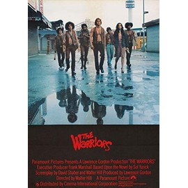 Poster The Warriors.. Classic 1979 Cult Movie Various Sizes (A4 Size 21 x 29 cms)