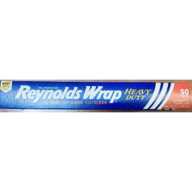 Reynolds Wrap 5x Reynolds Wrap Aluminum Foil Heavy Duty Roll 50 Square Feet - NEW - 5 PACK