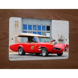 Monkees Car Monkeemobile 1966 Pontiac GTO Photo 8x12 Metal Wall Sign