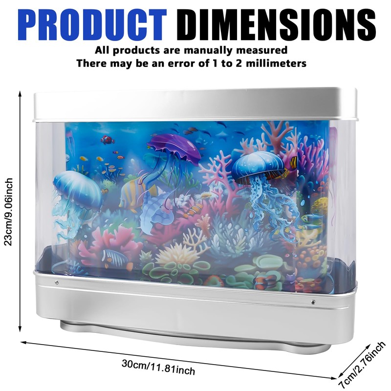 LED Aquarium Lamp, Night Light, Aquarium Mood Lamp, Tropical Fish