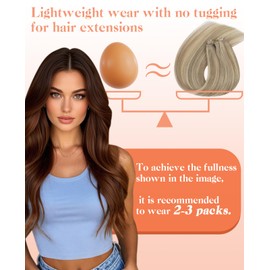 Sunny Hair Beaded Weft Hair Extensions Human Hair Blonde Micro Weft Extensions Real Hair Highlight Golden Blonde Mix Light Blond Micro Bead Wefts Hair Extension 50G 18inch