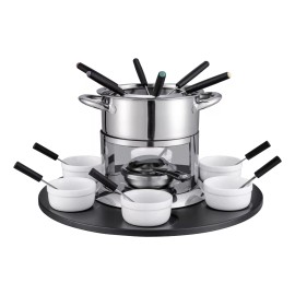 Baum Brothers Set De Fondue Grande De Acero Inox Con Base Giratoria Kb-11
