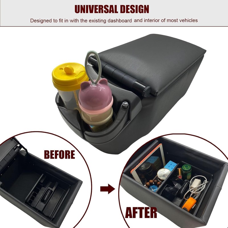 OBUYTO Universal Truck Seat/Bench Contractor Center Console Business Organizer and