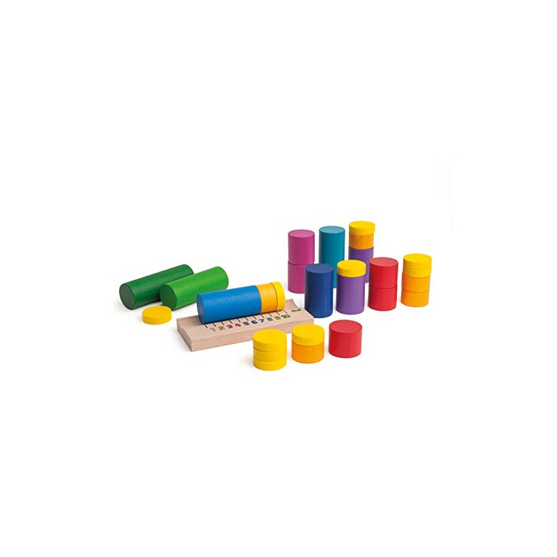 Erzi 42485 Educational Game Number Space up to 10 Wooden