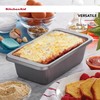 KitchenAid Nonstick Aluminized Steel Loaf Pan,Contour Silver