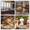BALCONY & FALCON Jacquard Rectangle Tablecloth Water Resistant Table Cover