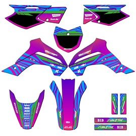 2021-2025 KLX 140 R RL Tigre Pink Senge Graphics Complete Kit Compatible with Kawasaki