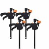 AIMALL 4 Pcs Woodworking Clip Bar Clamp F-tyle Grip Quick