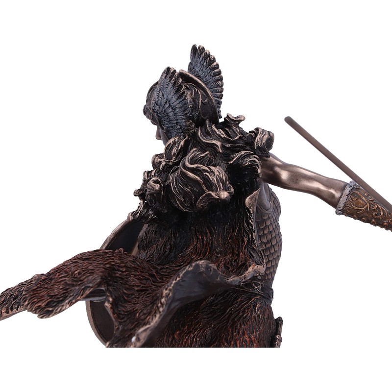 Nemesis Now Bronze Valkyrie's Flight Nordic Valkyrie Warrior Female Figure