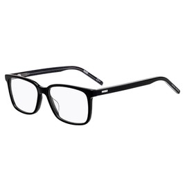 Hugo brillengestell hg 1018, rechteckig, in striped blue, gefertigt aus acetate