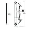 stainless steel compound bow training bow outdoor sports hunting cool