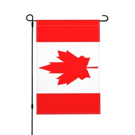 Canada Flag Garden Flag 18"X12" Inch Double Sided For Outside Small Burlap Family For All Seasons