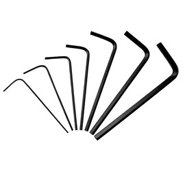 7 Stücks Mini Sechskant Inbusschlüssel Set, 0,7 mm-3 mm Mini Hexagon Hex Inbusschlüssel-set, Imbusschlüssel Satz Kohlenstoffstahl, Inbusschlüssel Klein, für Möbelmontage, Fahrradwartung, Installation