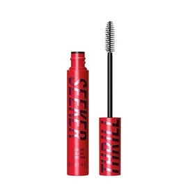 Rimmel Thrill Seeker Extreme Mascara, 001 Black, Ultra Volumising, Lengthens and Lifts Lashes, Up To 24-Hour Wear, Big Tower Fibre Brush, Smudge-Proof, Flake-Free, Clump-Free, Vegan, 12.5ml