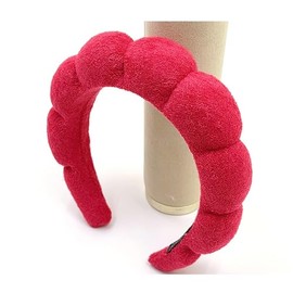Diademas de spa para lavar la cara, maquillaje, cuidado de la piel, diadema de belleza facial de burbujas para mujer, diadema de toalla de ducha infla