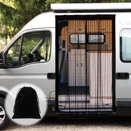 XCBYT Sonnenschutz Auto Heckklappe/Schiebetür Moskitonetz, Magnetische Schattennetz Insektenschutz, Belüftung Auto Trennvorhänge für Seitentür/Kofferraum Camping, 210 * 150cm