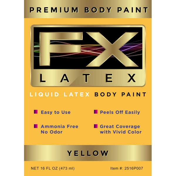Liquid Latex - Face and Body Paint, Ammonia Free, Easy
