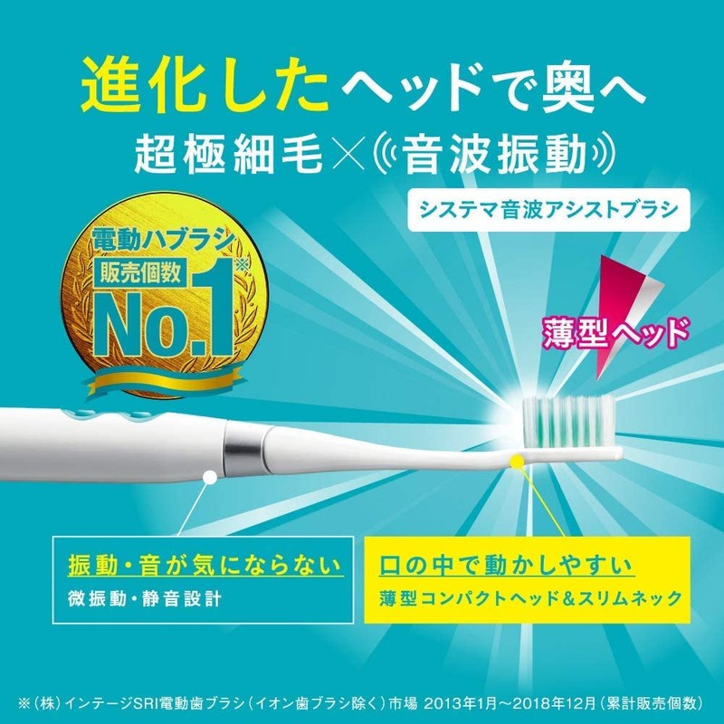 Systema Sound Wave Assist Brush (Electric) Replacement Brush Normal