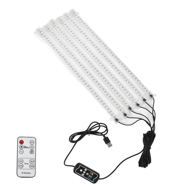6 Head 54W 216LEDs Plant Growth Light with 3 Light