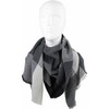 Rotfuchs Woven Scarf Checked Herringbone Fashion Grey White 100% Wool