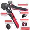 Bootlace Ferrule Crimping Tool,16mm Crimping Tools AWG28-5/0.08-16mm², Ratchet Structure Hexagonal