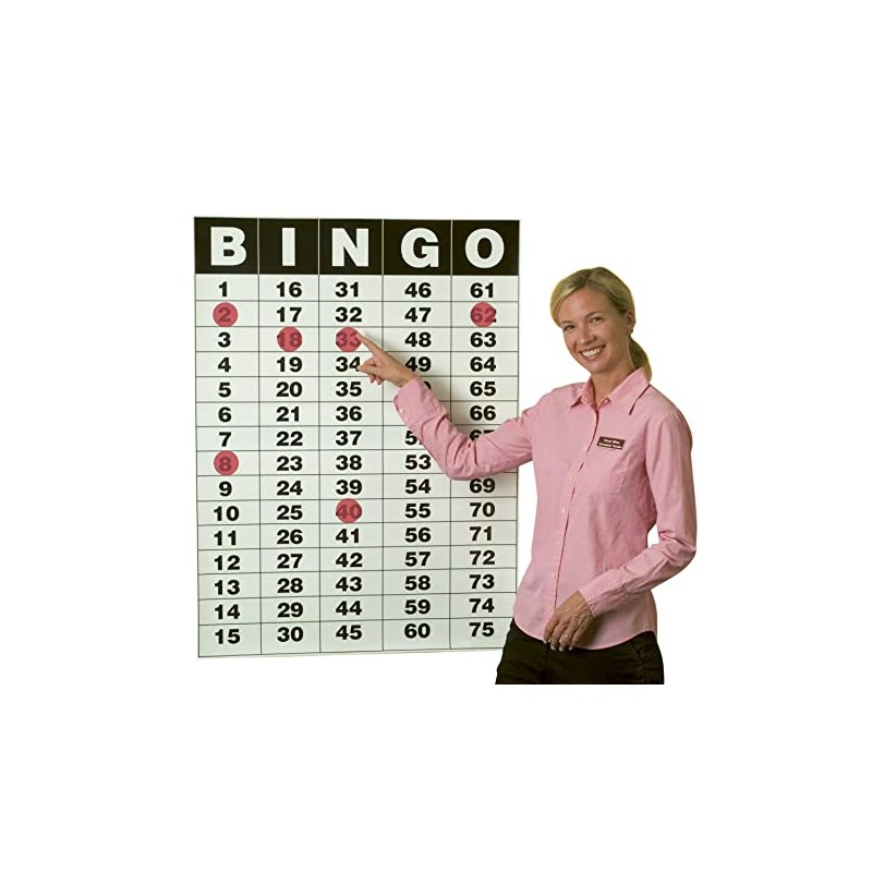 S&S Worldwide Giant Bingo Masterboard Poster (41" H x 30.5"
