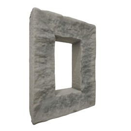 Universal Electrical Cover for EverStone Faux Stone Siding Panels, 4"W x 3"D x 7 7/8"H, Harbor Mist Color
