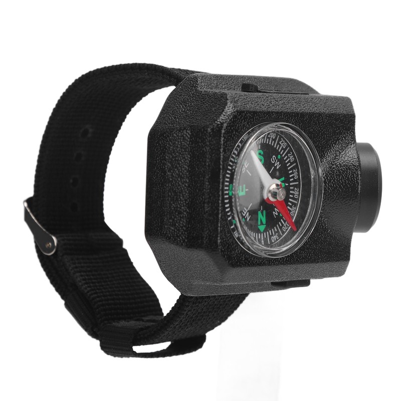 Wrist Flashlight Waterproof Rechargeable 5 Modes Watch Flashlight with Compass