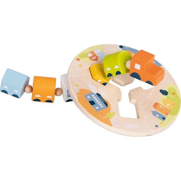 Goki 58408 Stringing train, locomotive with 5 different wagons 3D