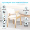32PCS Round & Square Chair Leg Floor Protectors - Furniture