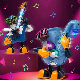 WAYPIN SION Electric Dancing Sound Toys - Saxophone Toy for Kids with Music, Rocking Twister Dance Toy, Gift for 3+ Toddlers