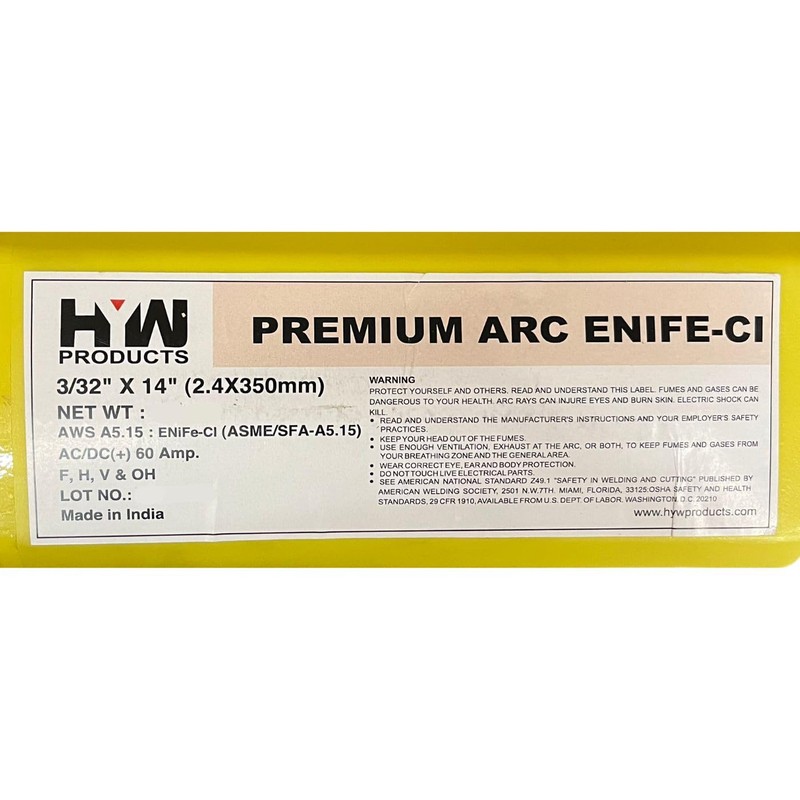 Nickel 55 Cast Iron Welding Electrode Repair & Maintenance Rods