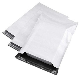 RyhamPaper Poly Mailers, 14.5" x 19" Envelopes Shipping Bags Self Sealing, 200 Bags(White)