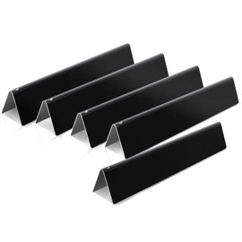 MONIBAQ Flavorizer Bars for Weber Spirit E310 310 Grill Parts, Porcelain-Enameled Flavor Bars Replacement for Weber Spirit 300 Series Grill with UP-Front Controls 15.3 inch Set of 5