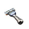Fusion Travel Size Mini Fusion Shaving Razor Stainless Steel Handle